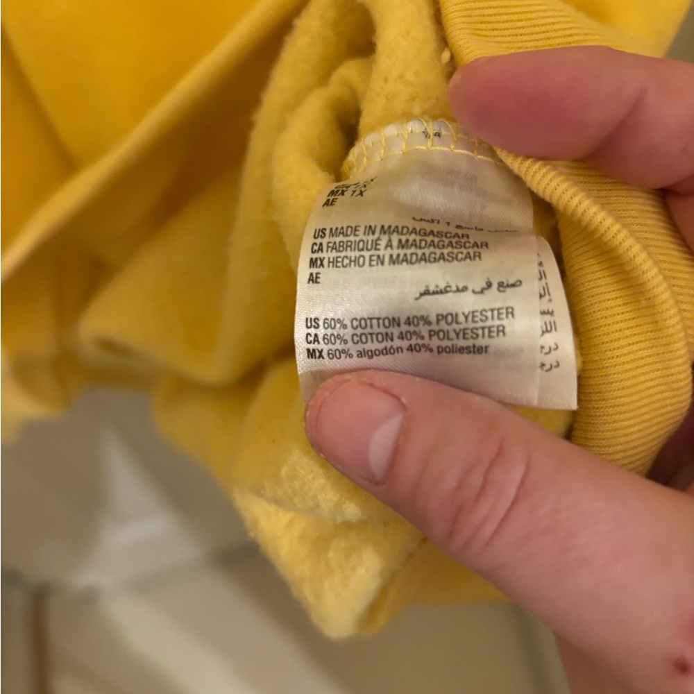 Casual Mustard Yellow Sweatshirt - Picture 4 of 5